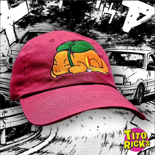 TENPO Y RITMO - CHARMANDER TRAP BACK HAT (MAROON)