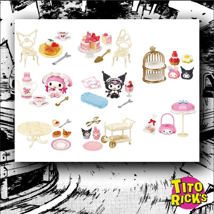 RE-MENT - SANRIO MY MELODY KUROMI SWEET TEA PARTY - ONE BLIND BOX TOY